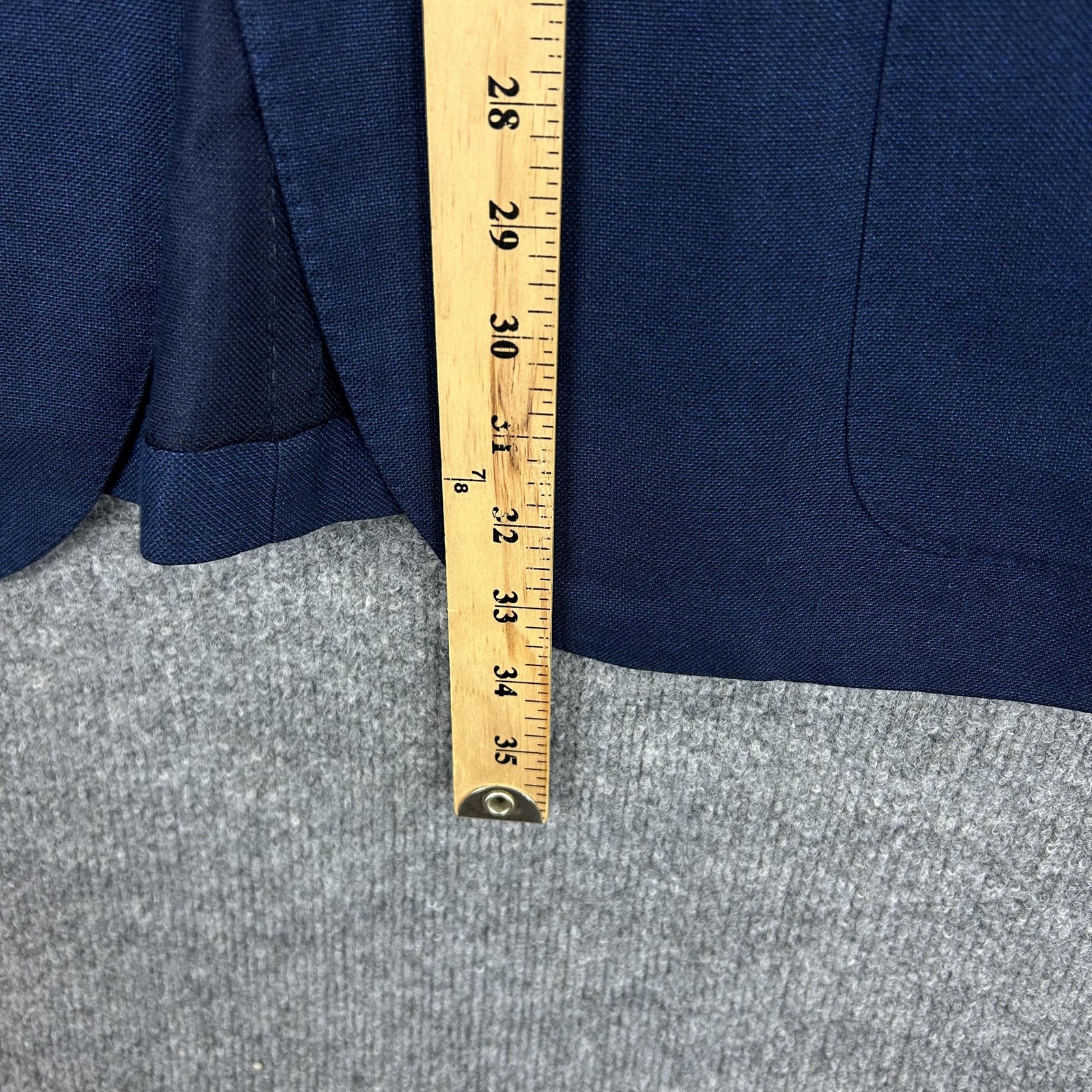 Corneliani Blazer Men 56 Silk Flax Sport Coat Blue Italy Meetings Office Work