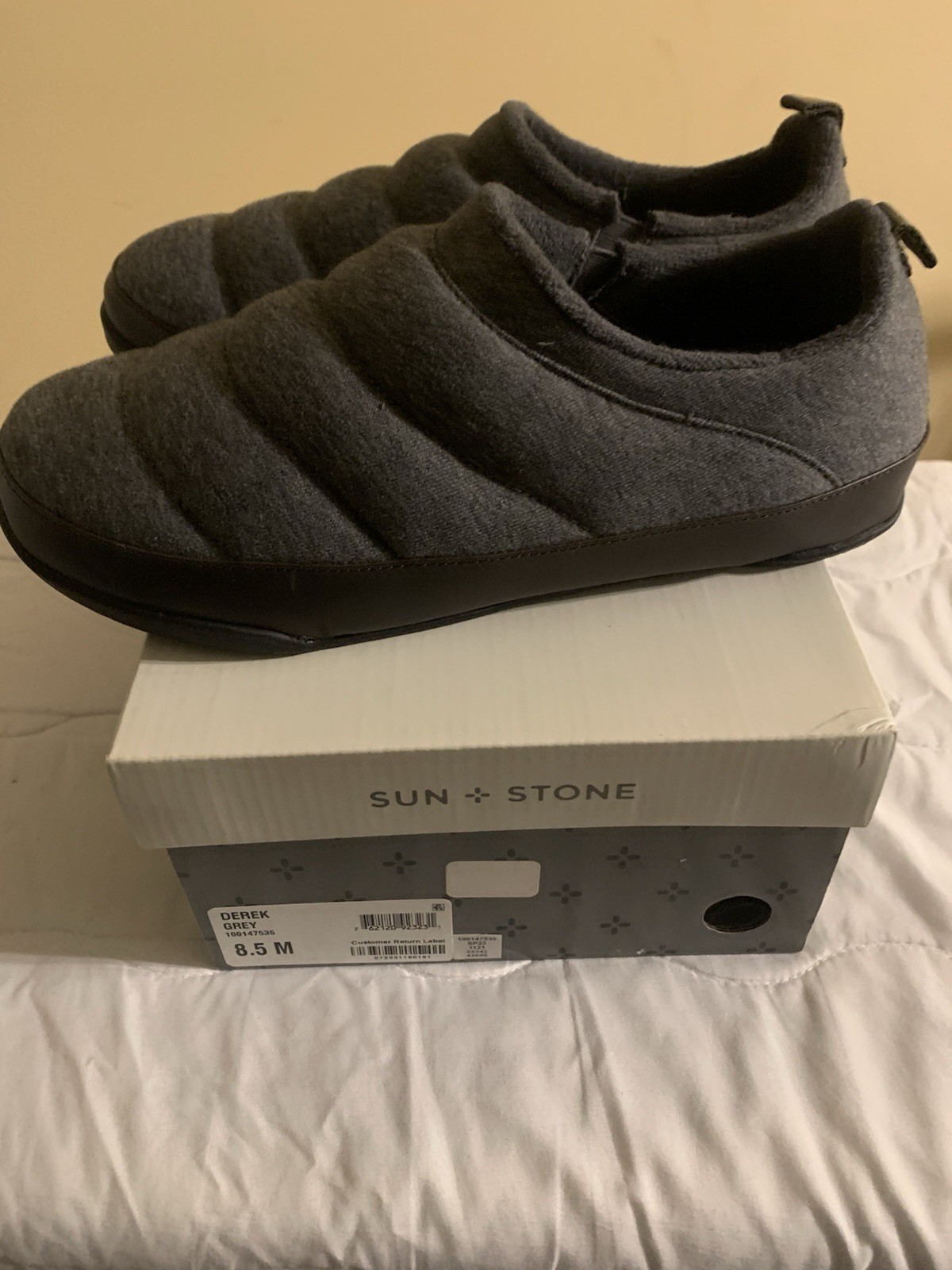 sun stone mens shoes Derek Grey