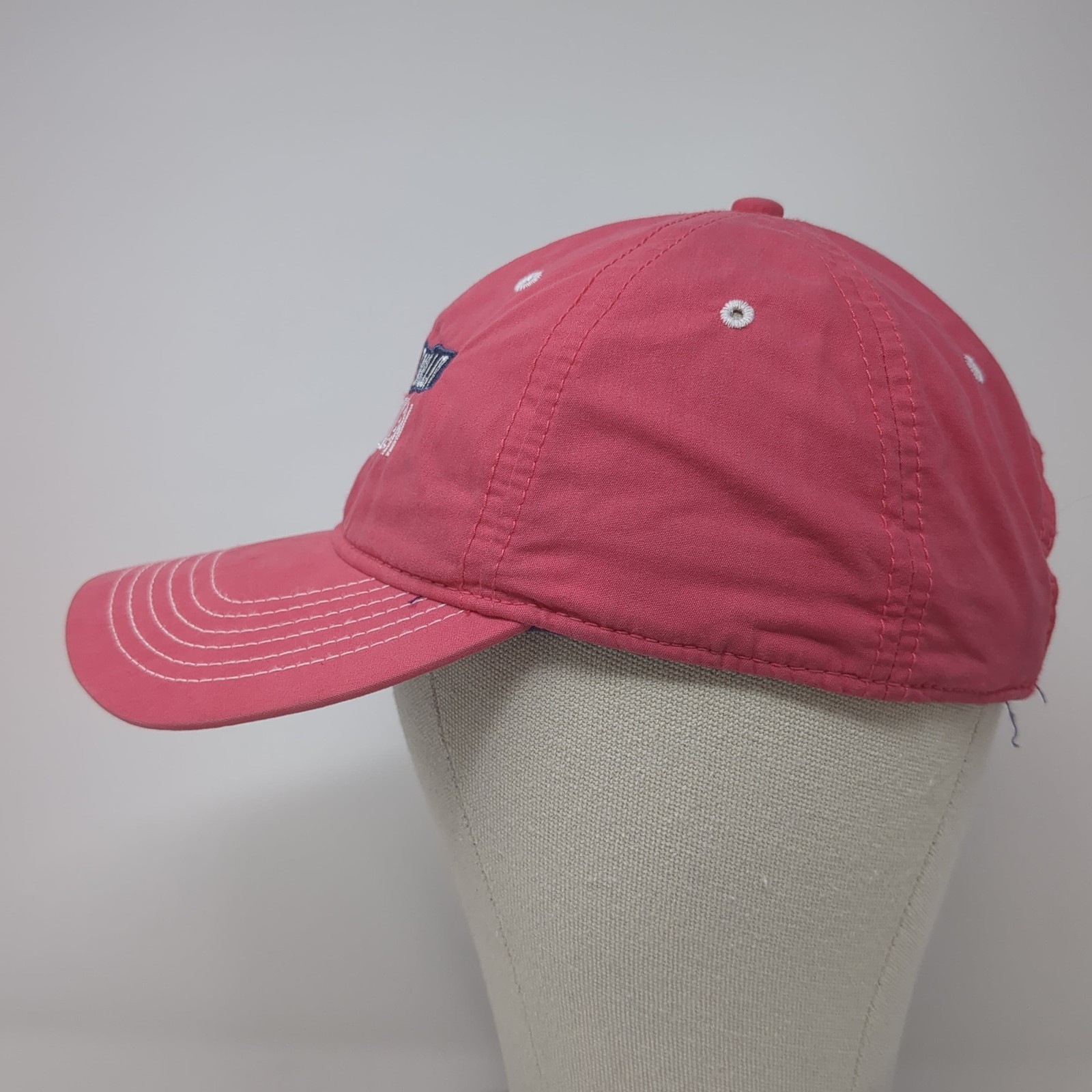 Chillin N Coolin Strapback Hat Solid Pink One Size Embroidered Ahead