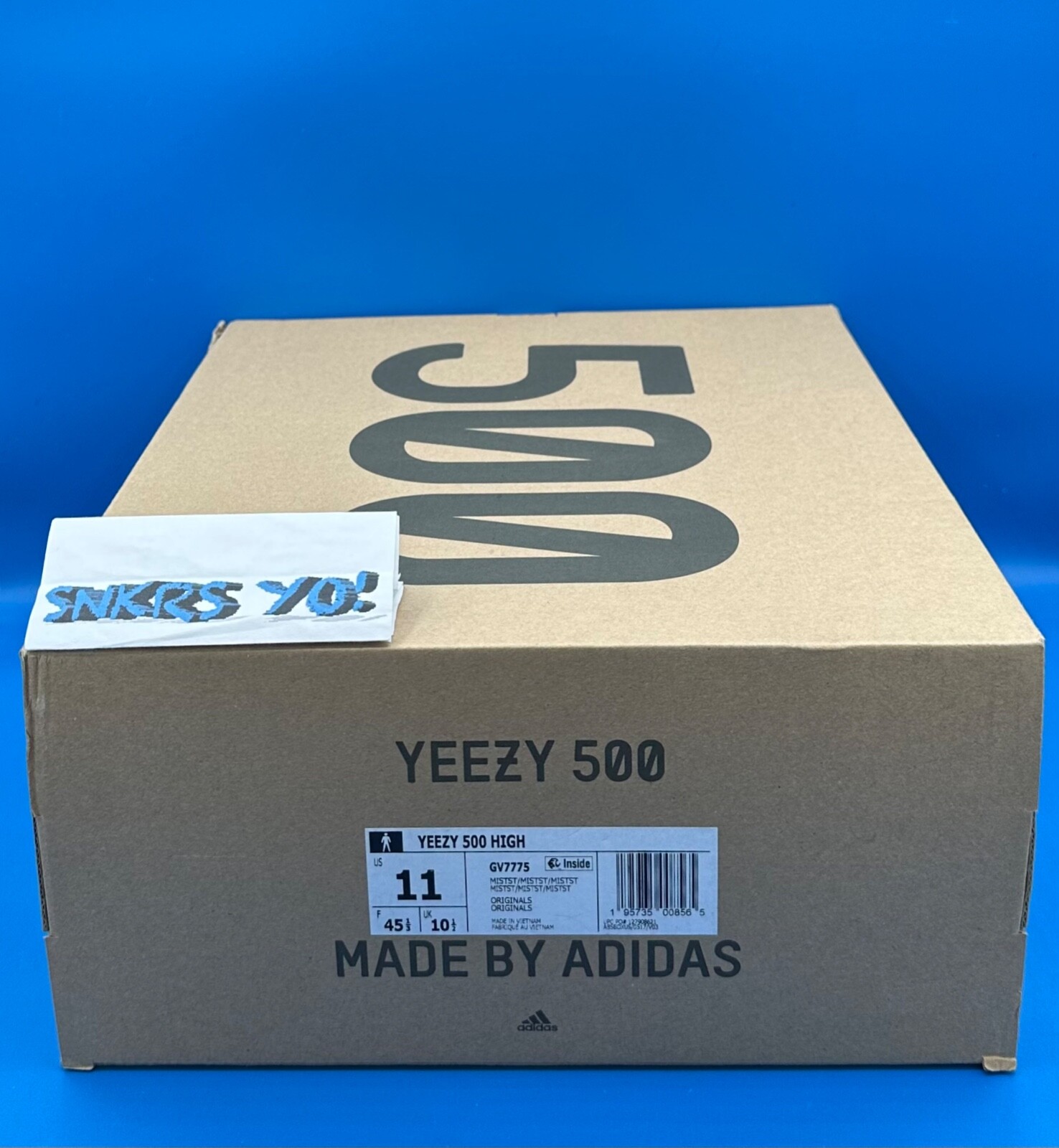 adidas Yeezy 500 High Mist Stone (GV7775) Men’s Size 11