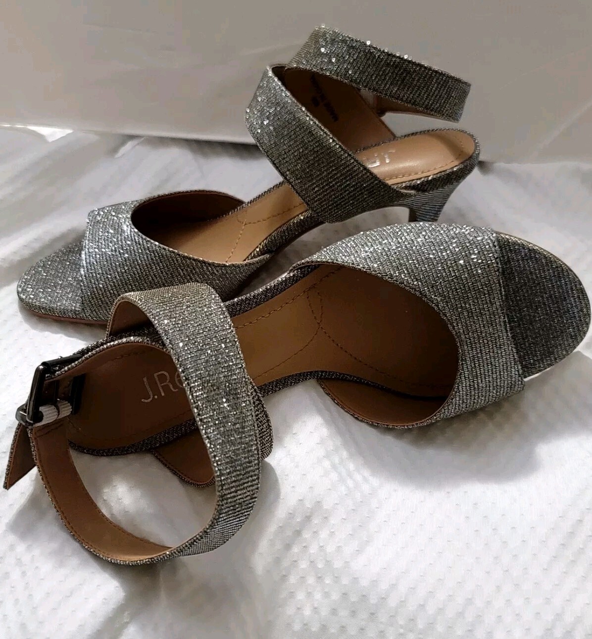 Renee Soncino PEWTER DANCE GLITTER Sandal