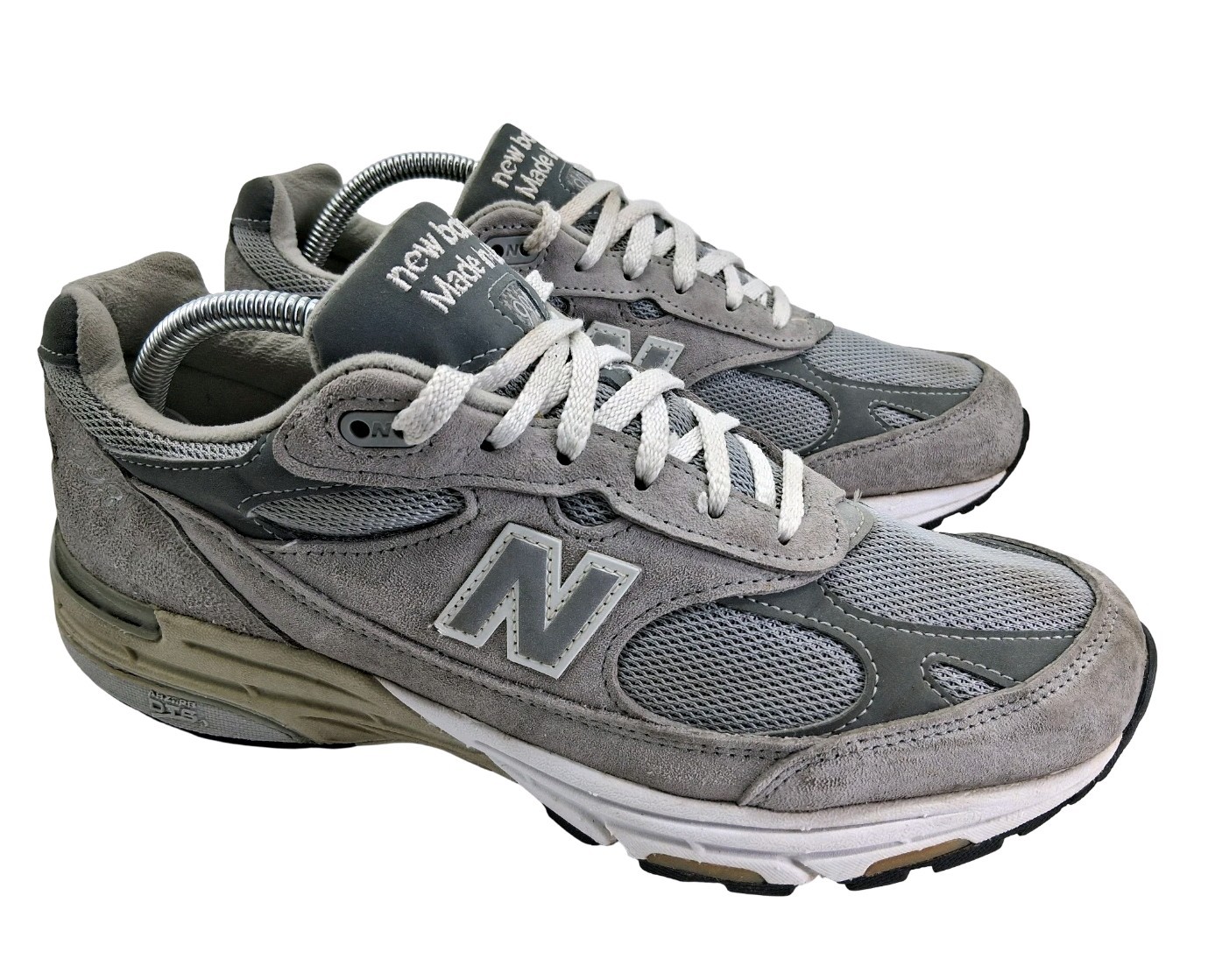 New Balance 993 Shoes Mens Size 9.5 Gray Made In USA Suede Running MR993GL
