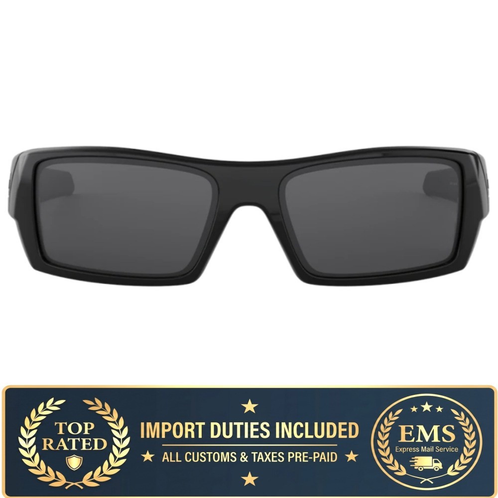 Oakley SI Gascan Polished Black Frame Grey Lenses High Bridge Fit