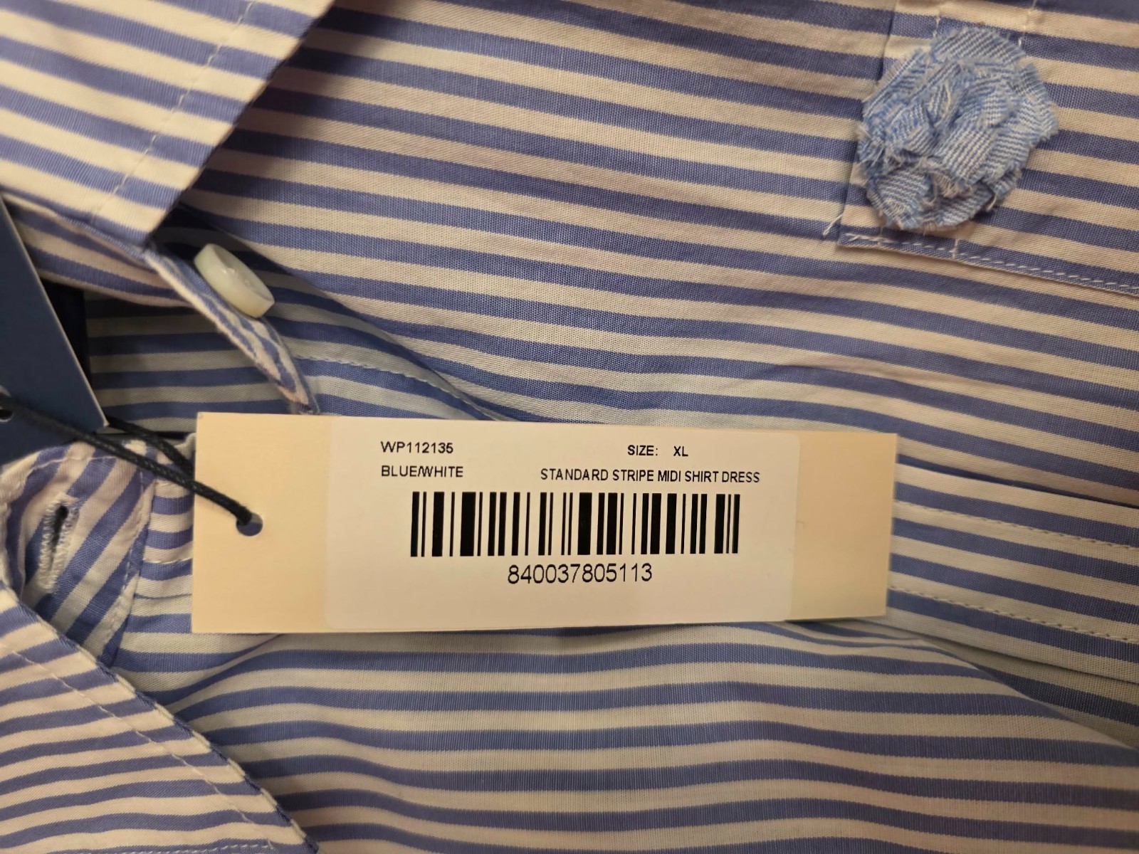 Alex Mill Striped Shirt Dress