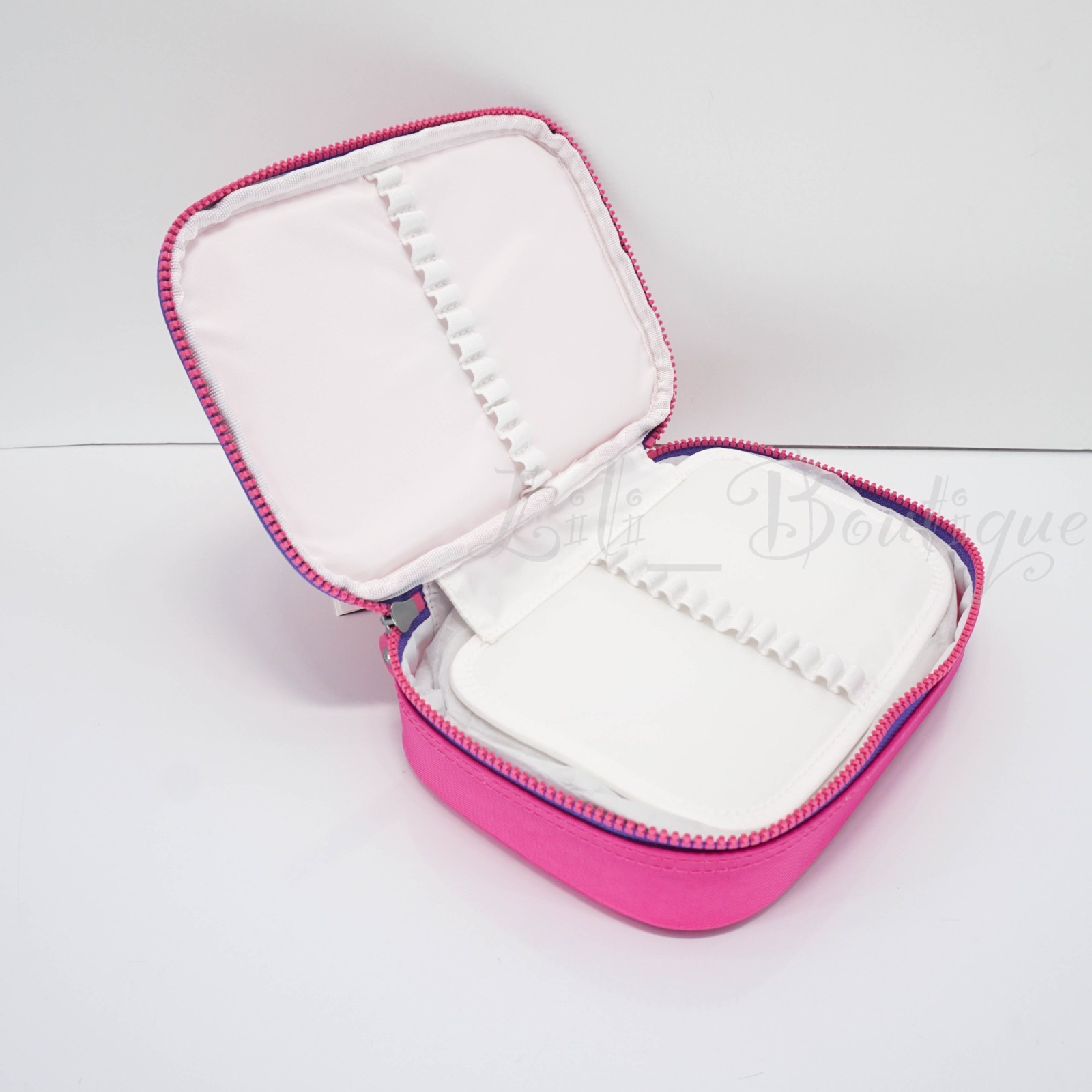 Kipling 100 Pens Case Pencil Accessory Box Polyamide AC3657 Azalea Pink NWT $54