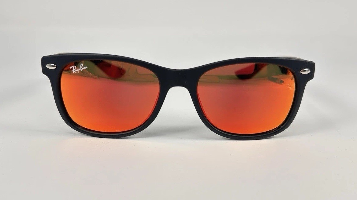 Ray-Ban Jr RJ9052S Black Rubber Matte Sunglasses 7028/6Q 47[]15-3N