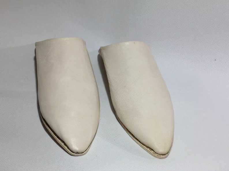 Naturel leather Slippers Handmade Babouche morrocan slippers Traditional babouch