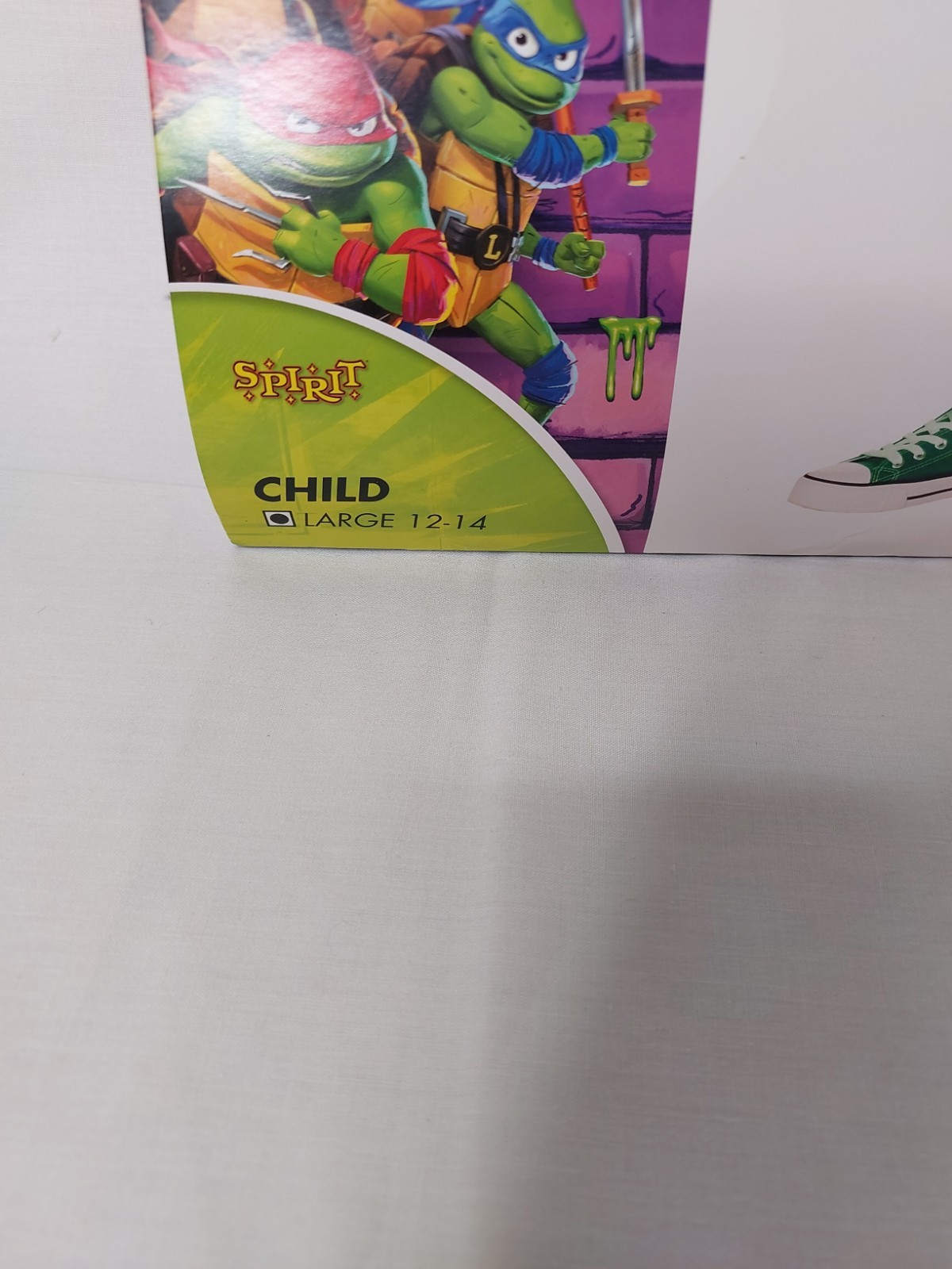 Spirit Halloween Costume MICHELANGELO Teenage Mutant Ninja Turtles Child L 12-14