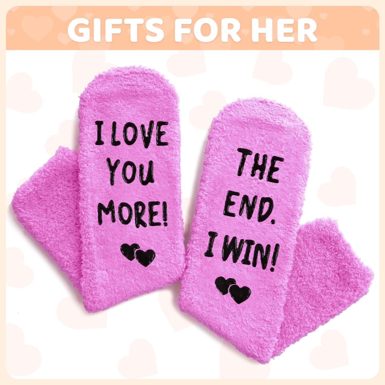 HAPPYPOP Gifts for Girlfriends from Boyfriend – Funny Medium, Love You Pink