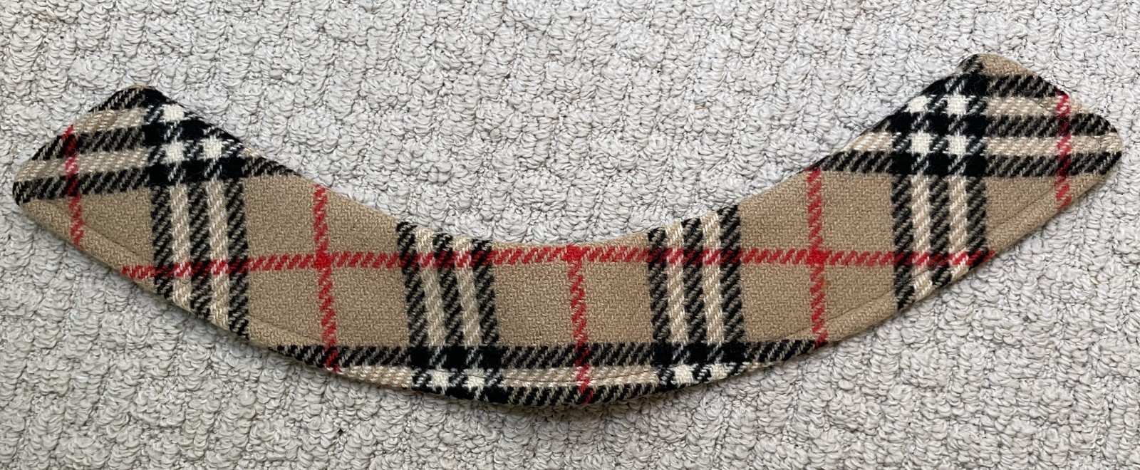 VTG Burberry’s Nova Check Trench Coat Lining + Collar ONLY S M L Wool Zip In Out