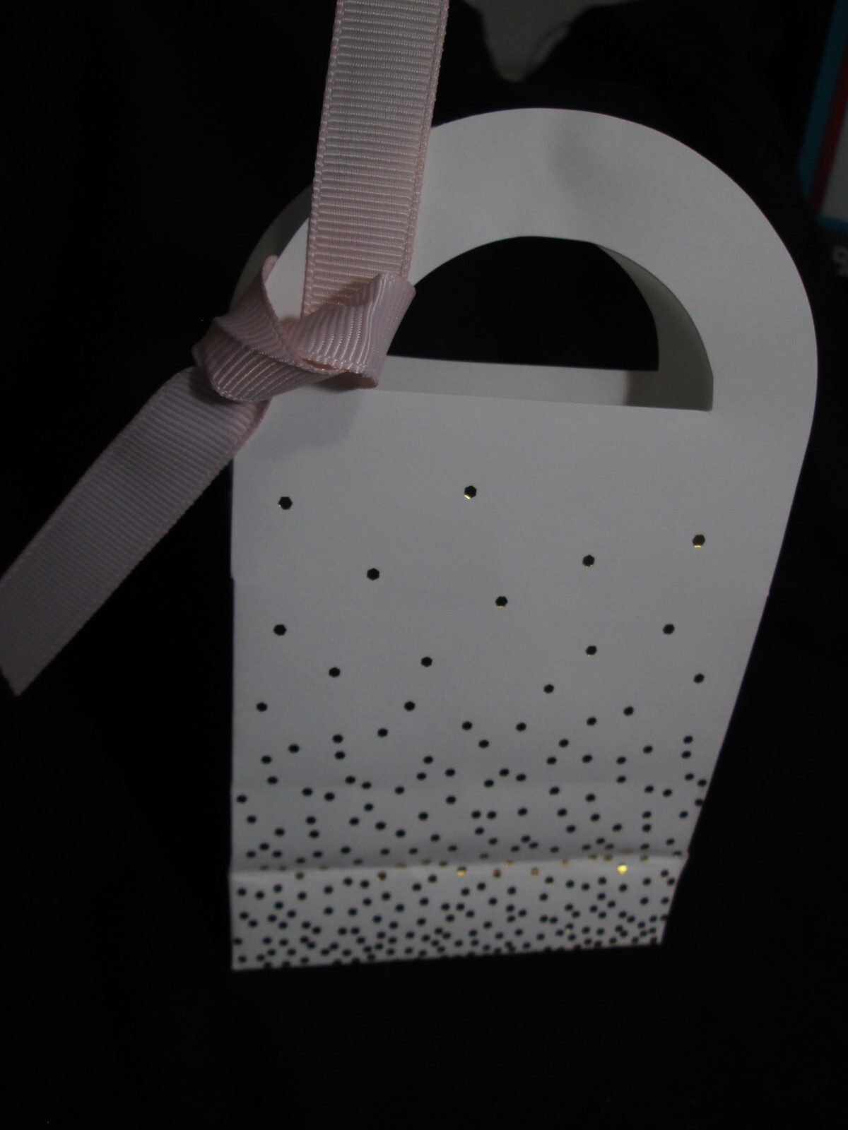 Green Rhinestone Magnetic Foldable Heart Purse Holder Hook Hanger w/gift bag