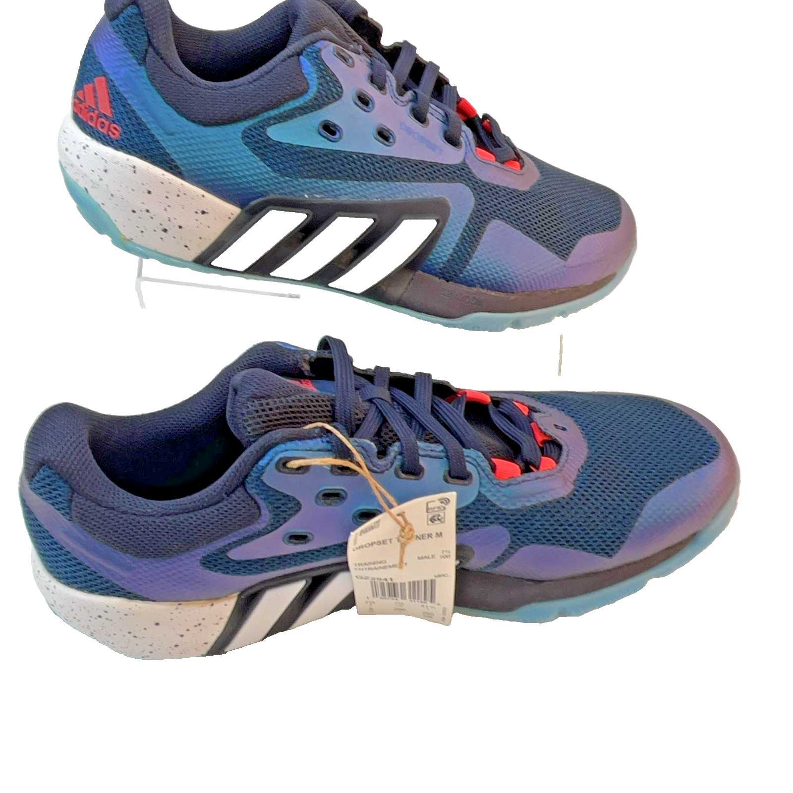 Adidas Dropset Trainer Shoes Mens Size 8 Blue Training Gym Sneakers GZ2941