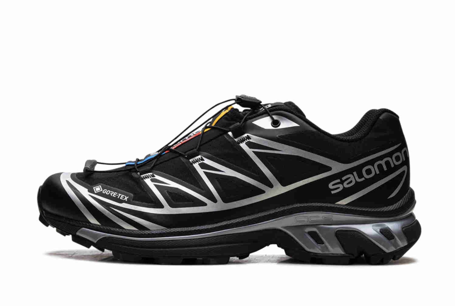 Salomon XT-6 GORE-TEX Black Silver L47450600 Men Size