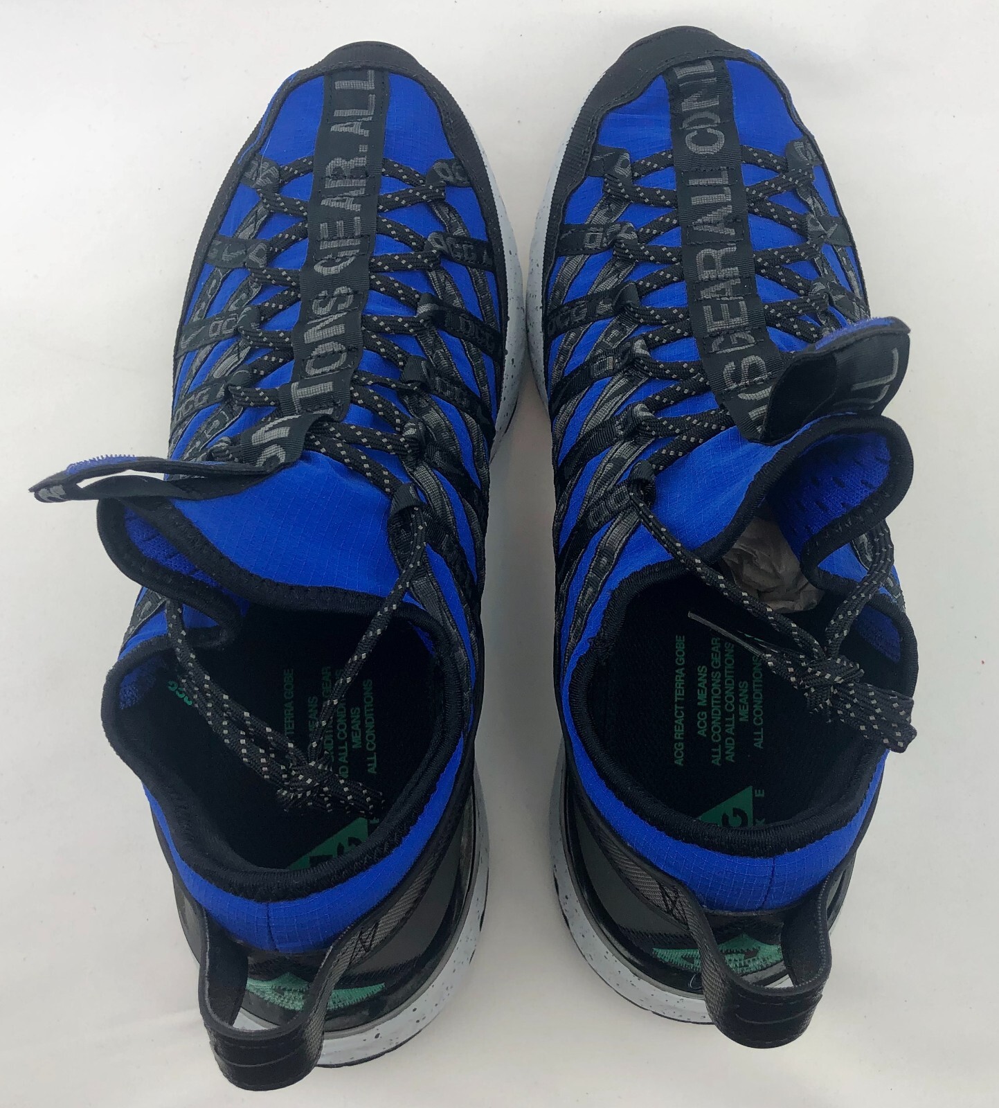 Nike ACG React Terra Gobe Hyper Royal Green Black BV6344 400 NIB Mens [9, 10.5]