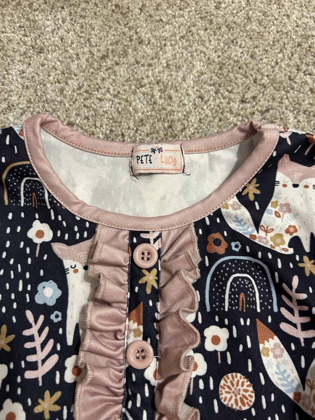 Pete and Lucy Fox Dress Size 3T