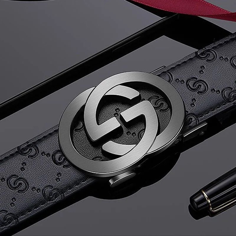 Luxury Vintage Designer Brand belt Width 34mm Belt Men High Quality Genuine