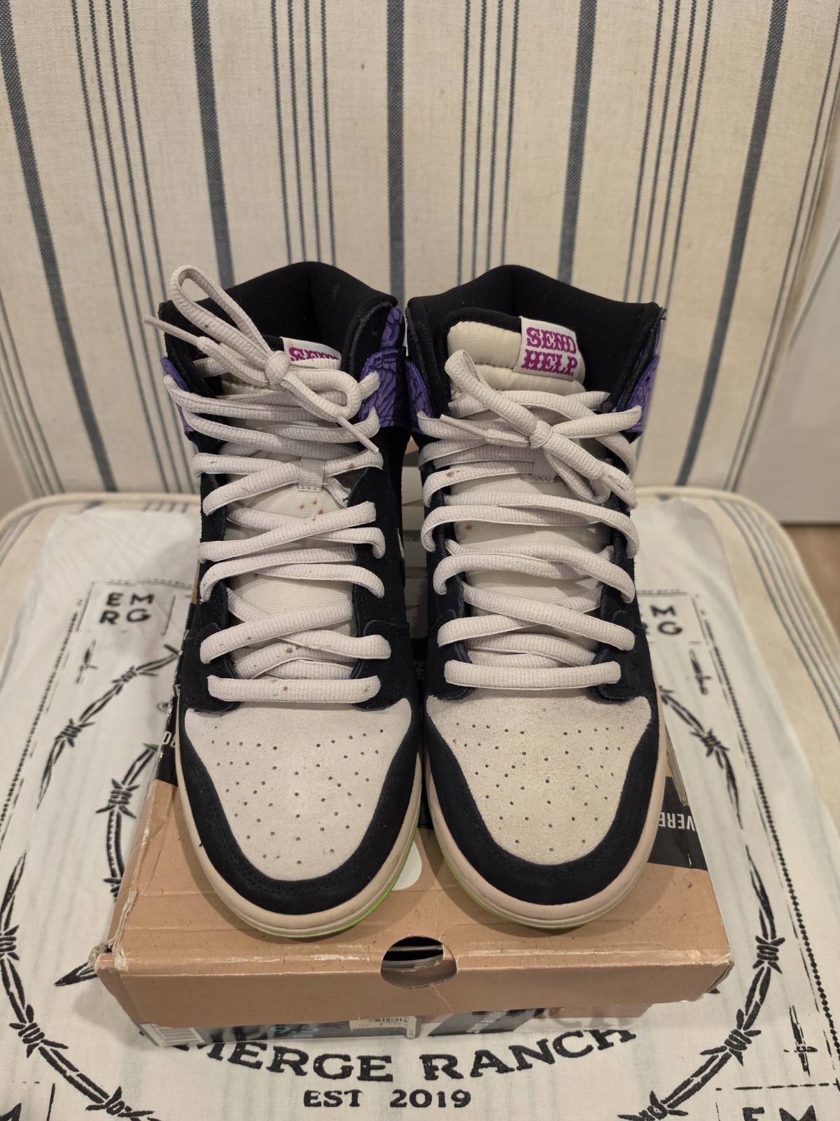 Size 9.5 – Nike Dunk Prm SB High Send Help 2
