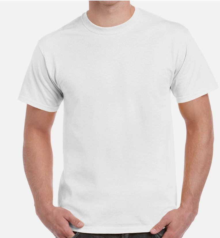 Heavy Cotton Men T Shirt Classic Fit Soft Plain Casual Tee Shirt