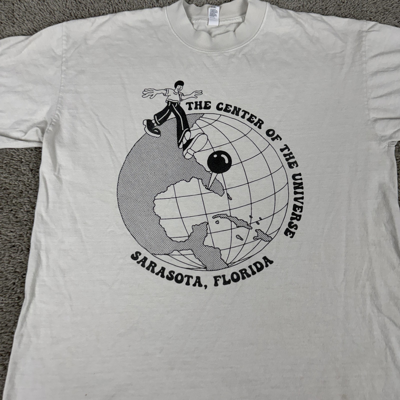 Los Angeles Apparel Shirt Mens Medium White Project Sarasota Vegan Graphic Tee