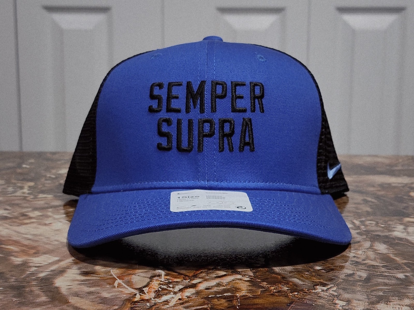 Nike Classic99 trucker cap air force falcons hat Game royal blue Semper supra