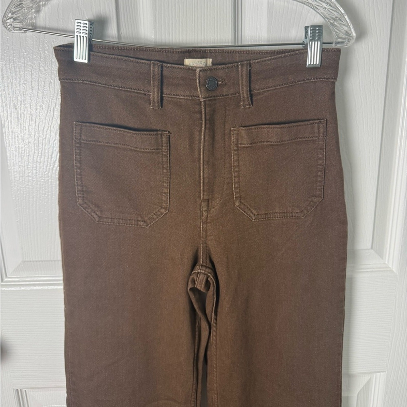 Faherty Stretch Terry Patch Pocket Pant – Walnut Brown 26