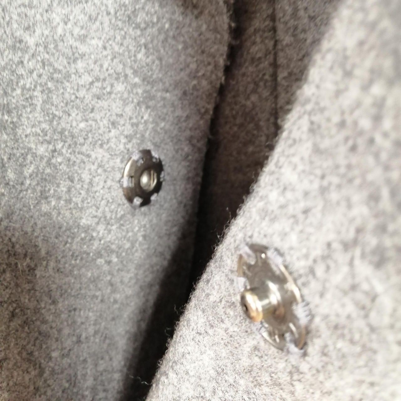 RAINMAKER KYOTO Cashmere Blend Wool Coat GRY Made in Japan Rm162-026 Used