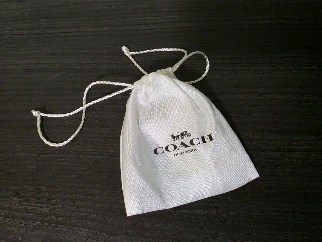 COACH 1941 EARTH NASA Space Collection Limited Edition Leather Keychain / Charm