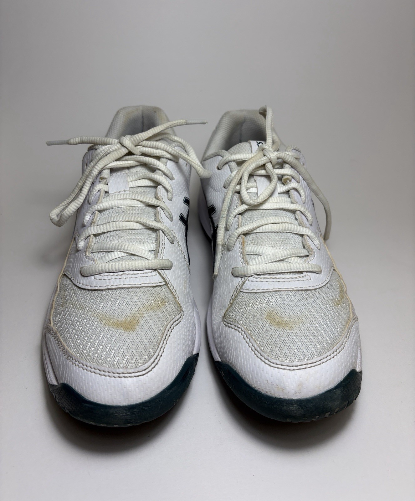 ASICS Gel-Dedicate 8 Men’s Size 8 White/Mako Blue Tennis Shoes