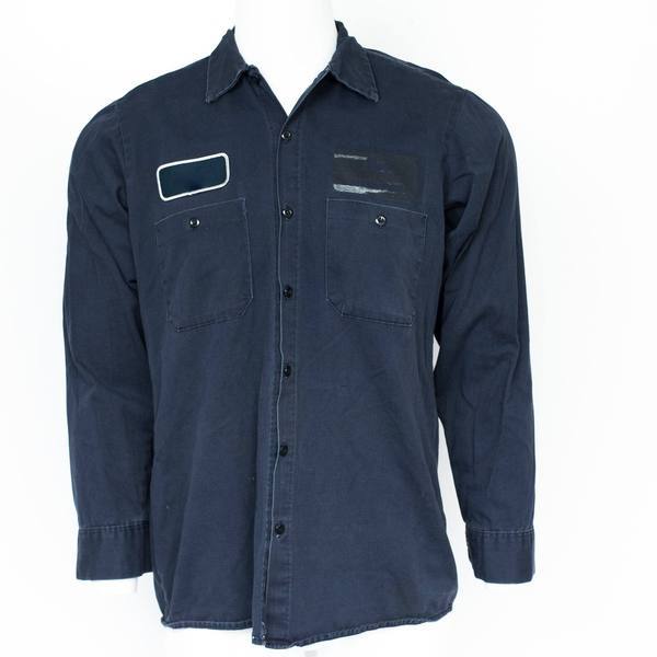 100% Cotton Work Shirts USED Cintas, Redkap, Unifirst, G&K Dark Blue