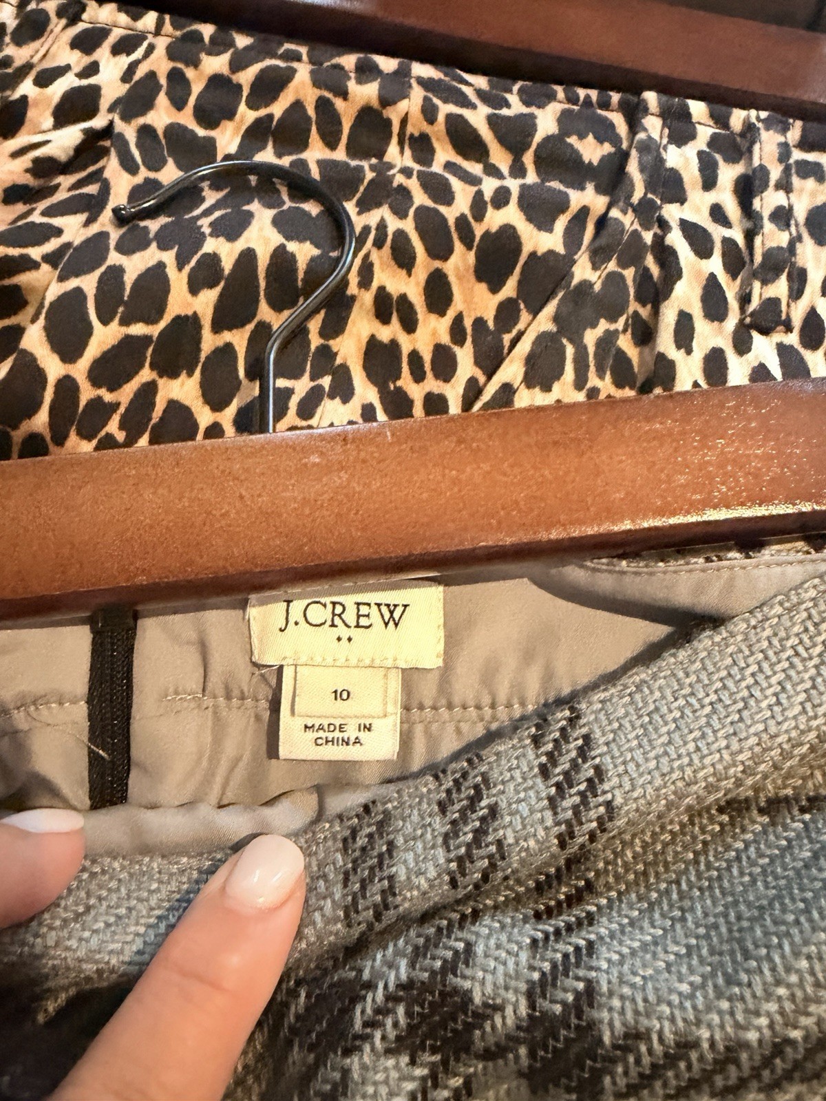 J.Crew Factory Womens Grey Plaid Mini Skirt Size 10 Dark Academia Preppy A-Line