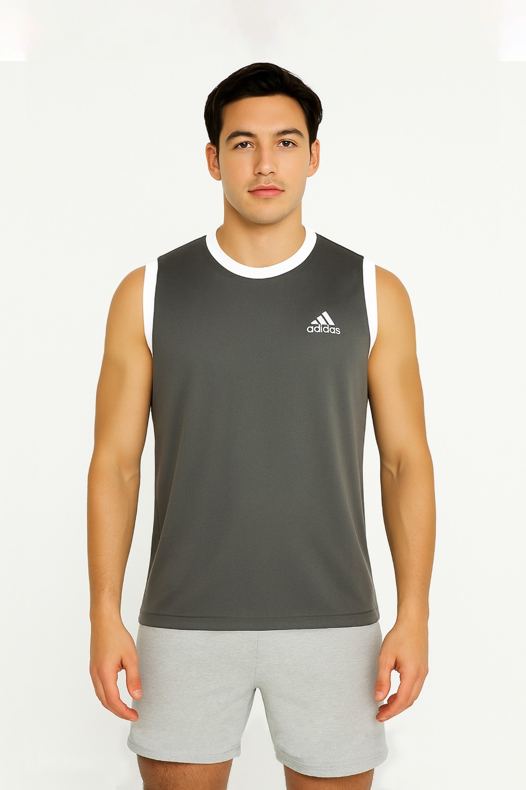 Adidas Men’s Performance Mesh Tank Top – Original | Sleeveless Sports Shirt
