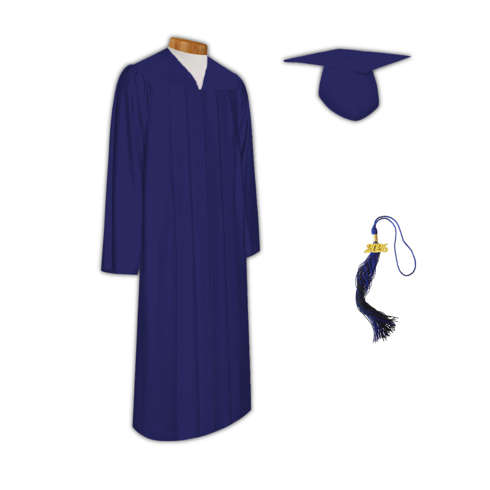 2026 Matte Graduation Cap and Gown with Tassel by Grads4Good