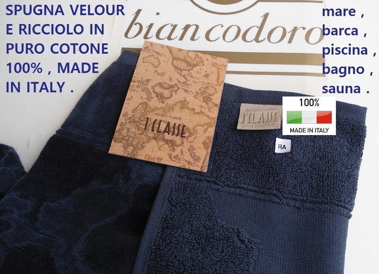1^CLASS ALVIERO MARTINI, fine sponge cloth cm. 150 x 100