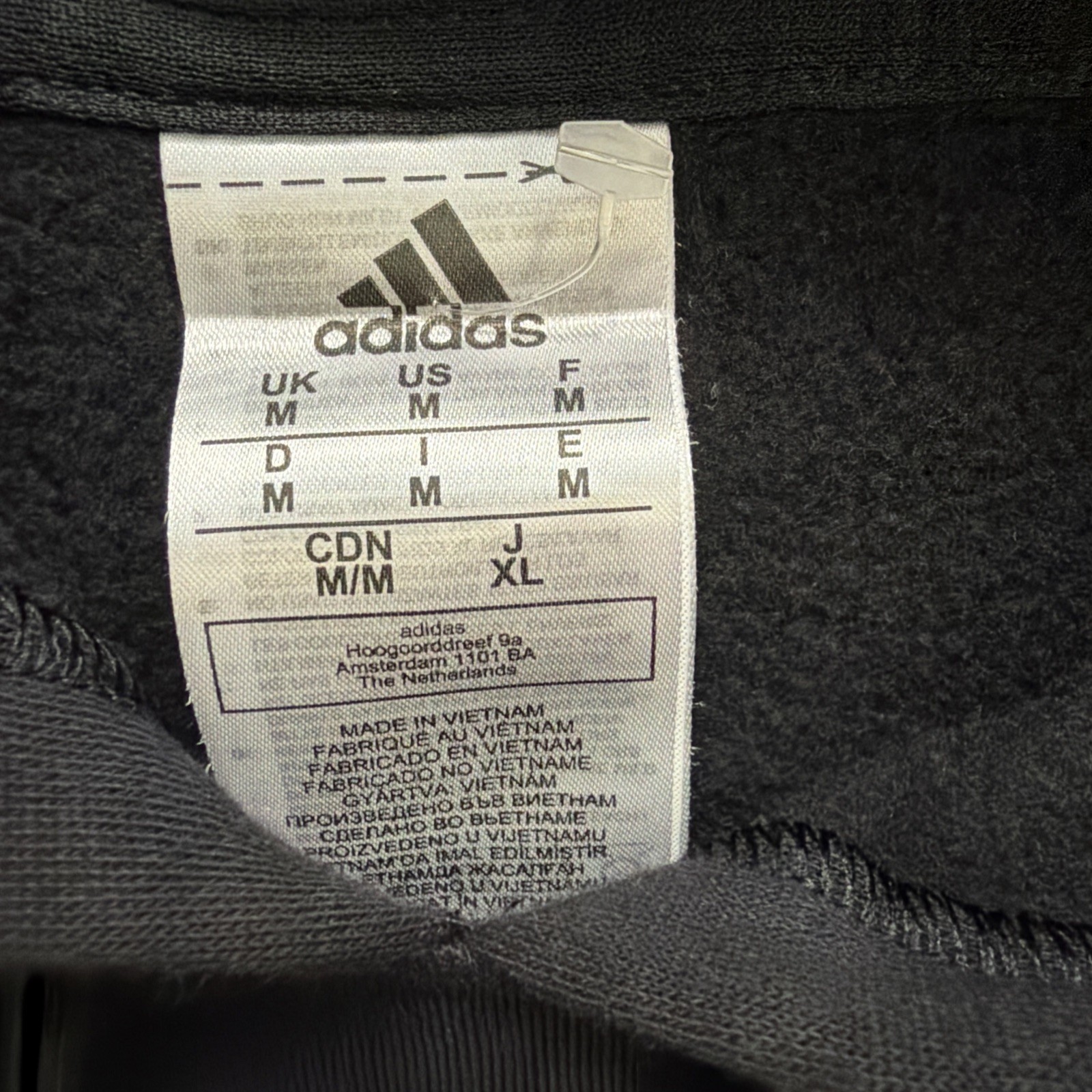 adidas Lionel Messi Hoodie Sweatshirt Black and Pink, Size Medium