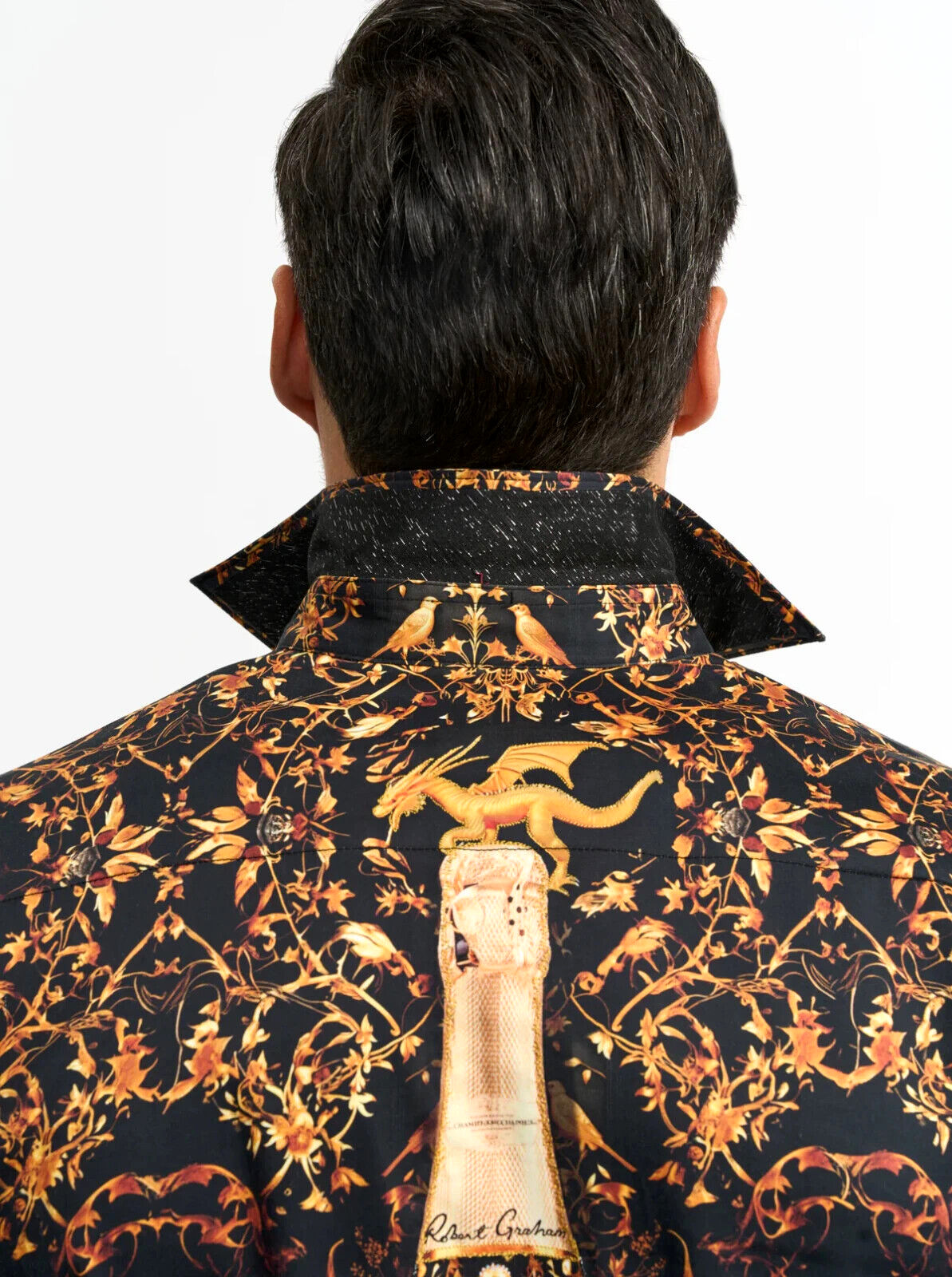 Robert Graham BRUT Champagne & Skulls $398 4XLT NWT Tall Fit FREE SHIP!