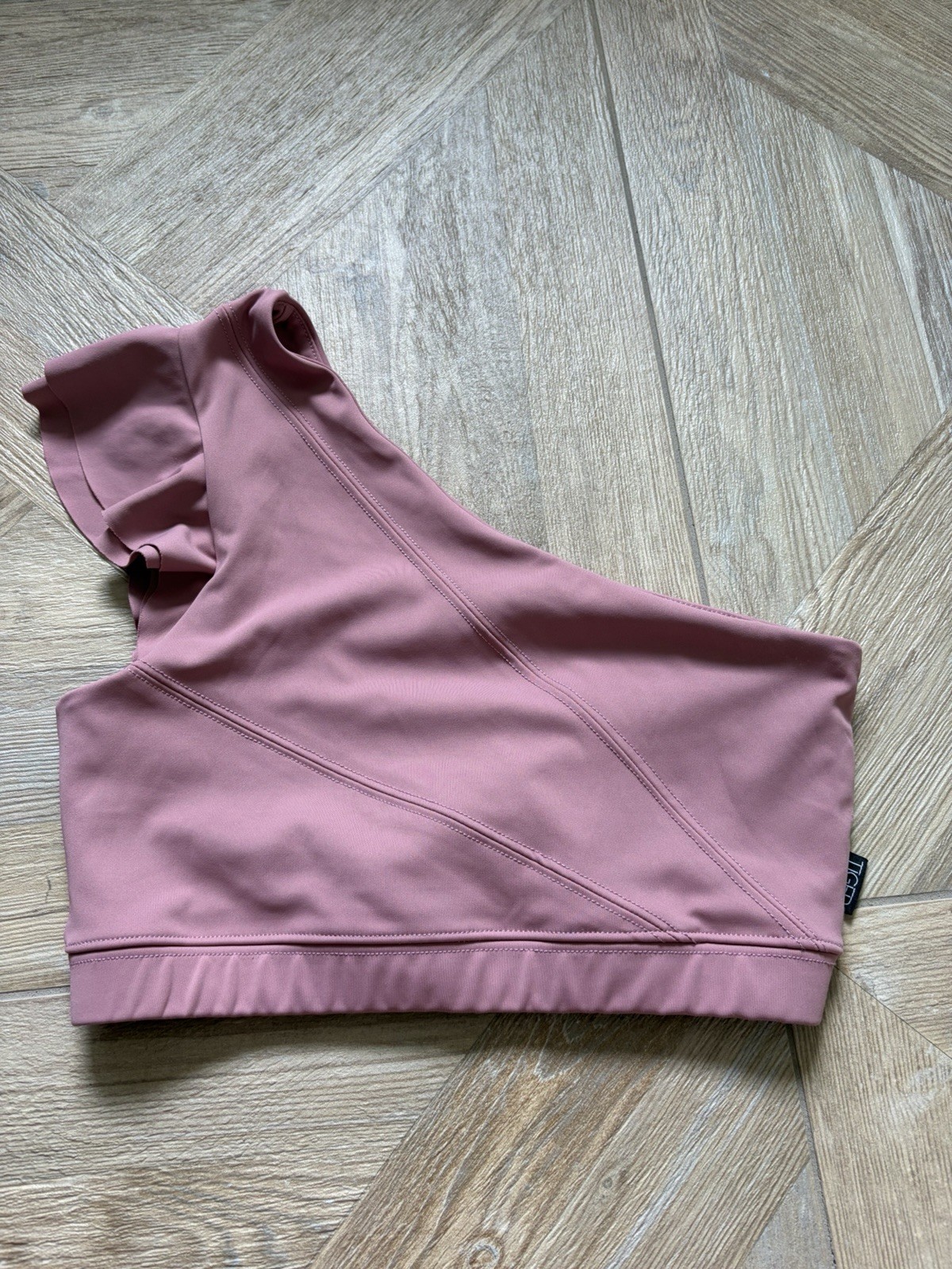 Tiger Friday Southern Belle Crop Top Pink Champagne Adult Medium Cheer Sporty