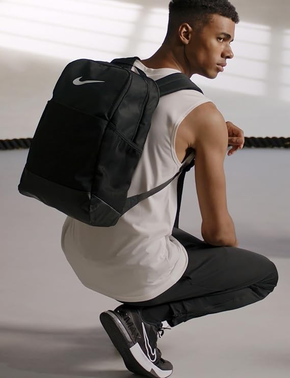 Nike Unisex Adult Gameday Brasilia 9.5 Training Backpack, Blk/White, M *MSRP $47
