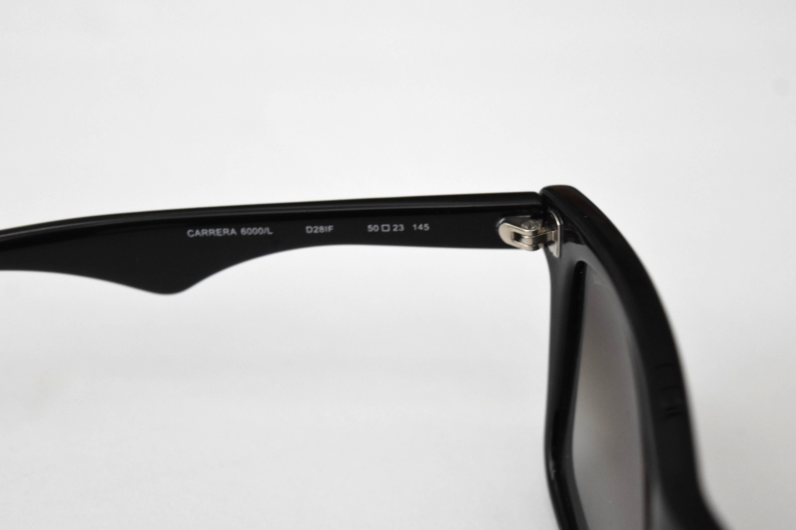 Carrera Polished Black 6000/L D28IF 50-23-145 Sunglasses
