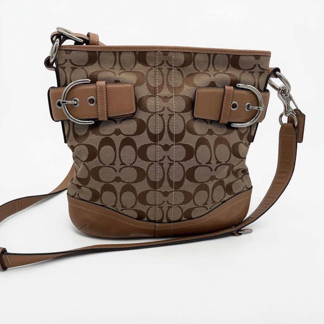 COACH Signature Shoulder Bag F03574 18a