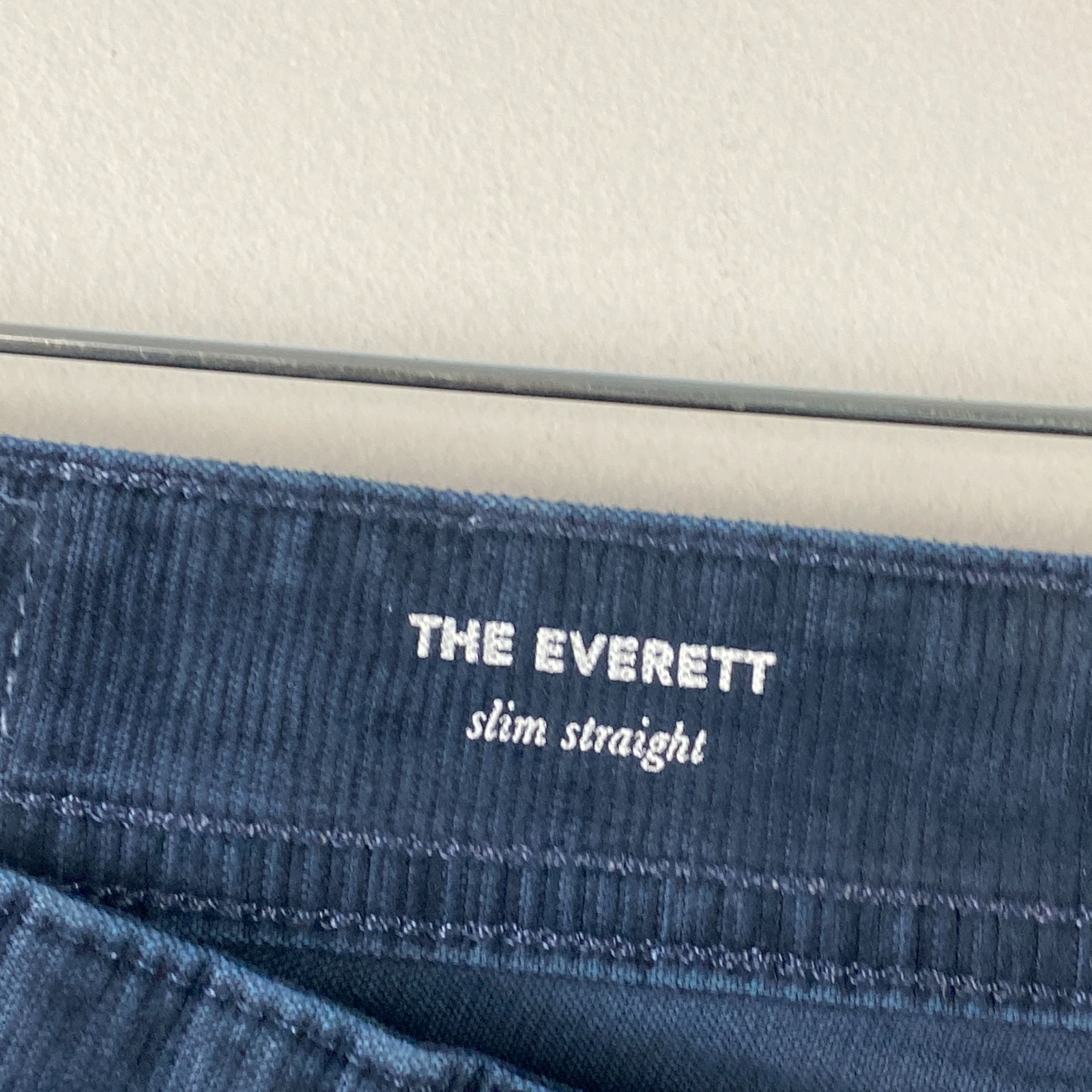 AG Adriano Goldschmied Everett Corduroy Pants Blue Slim Straight 34×34
