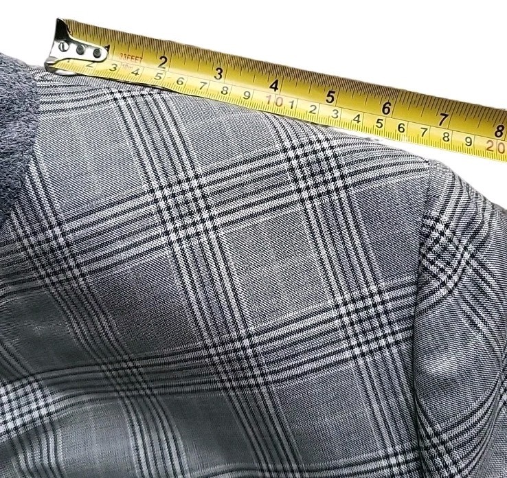 Hickey Freeman Blazer Mens 48 Gray Glen Check Plaid Lightweight Sport Jacket USA