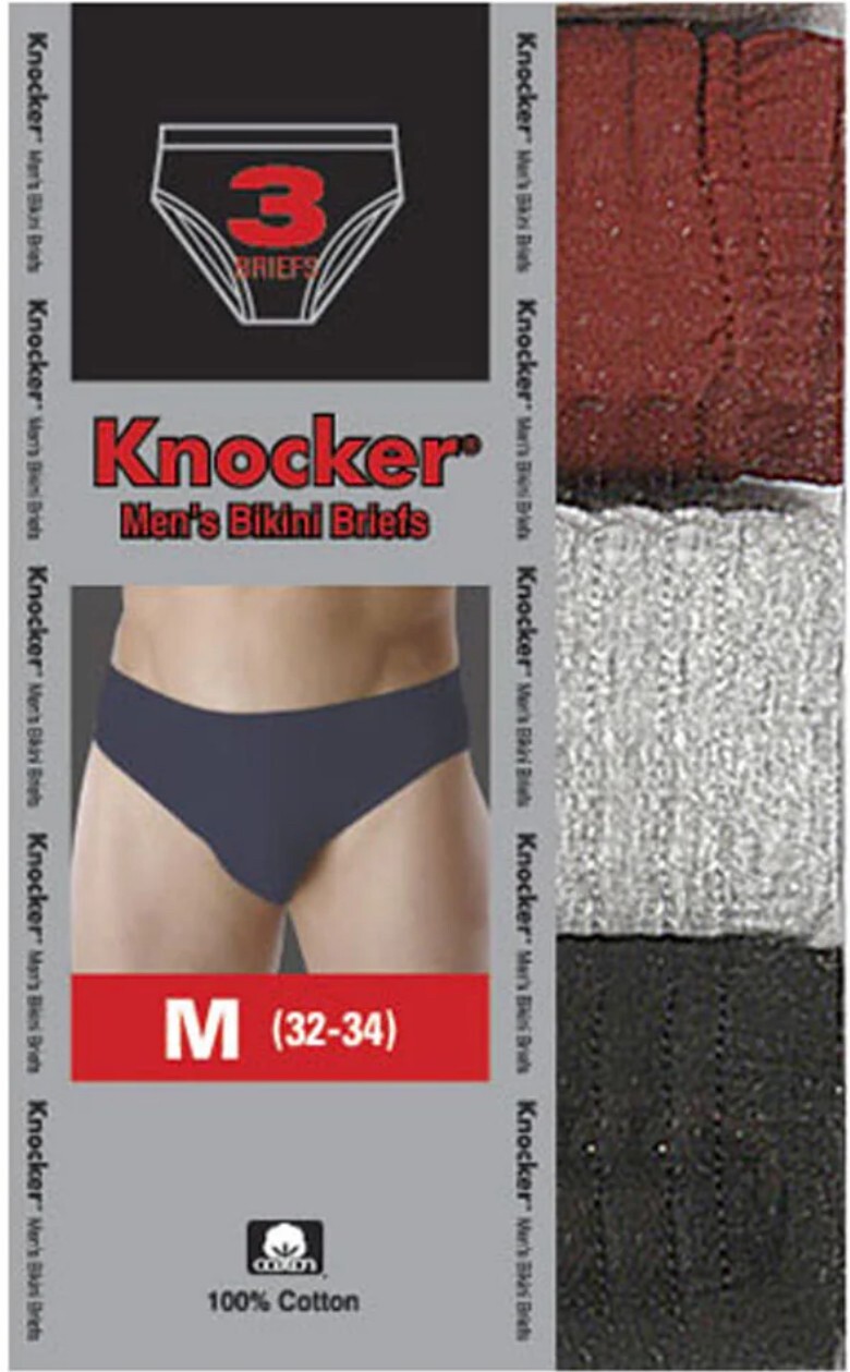 6 Pack Men’s ULTRA Solid Cotton Knocker Bikini Brief Underwear Assorted Colors