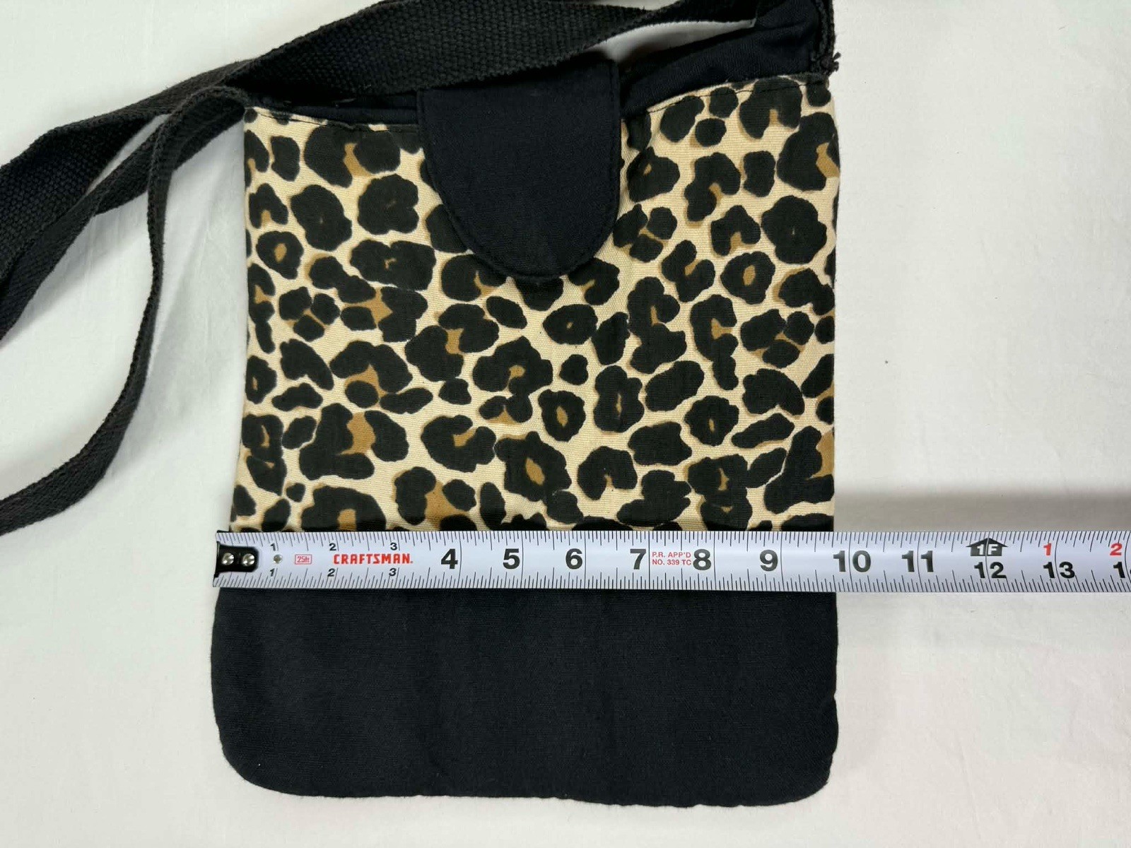 Cheetah Leopard Print Crossbody Bag Purse The Royal Standard Collection Cotton