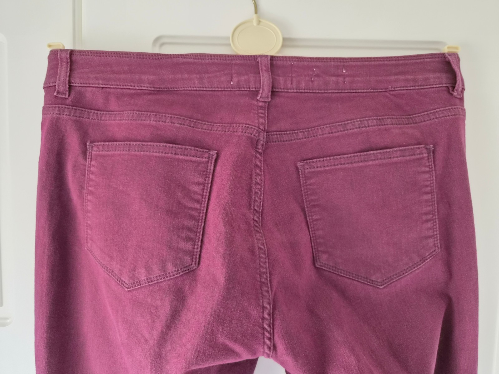 Fat Face Women’s Plum Colour Five Pocket Jegging’ – Size 14 UK Jeans Clothes