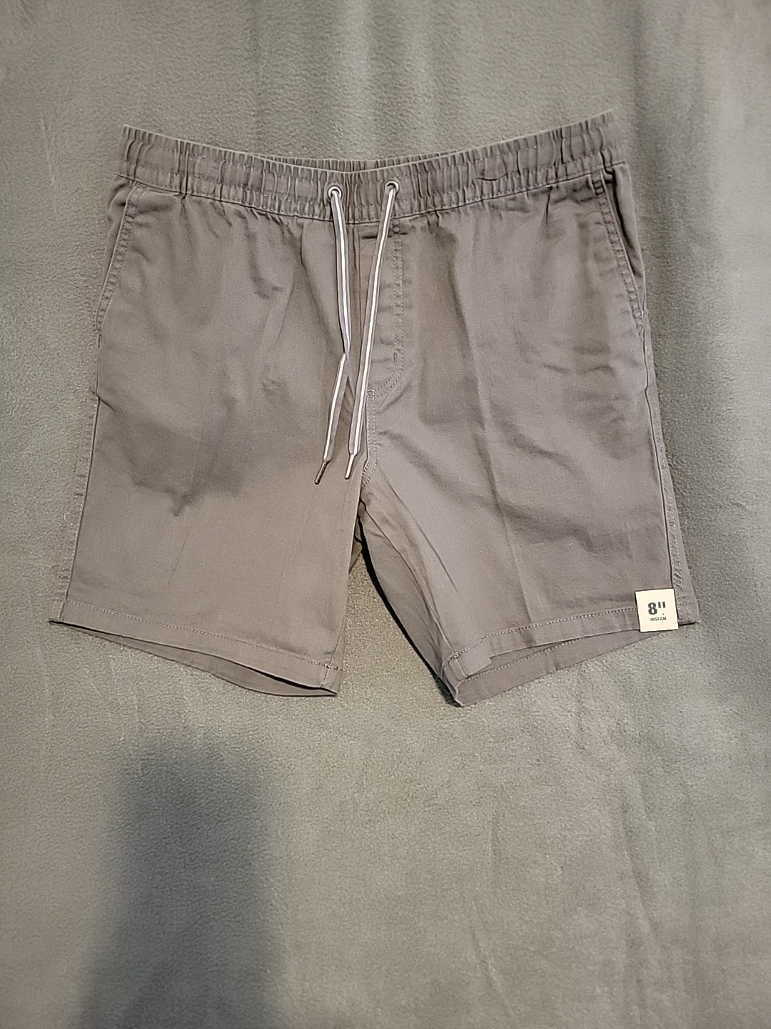 George Above The Knee Casual Grey Golf Pull On Cotton Shorts M 32-34