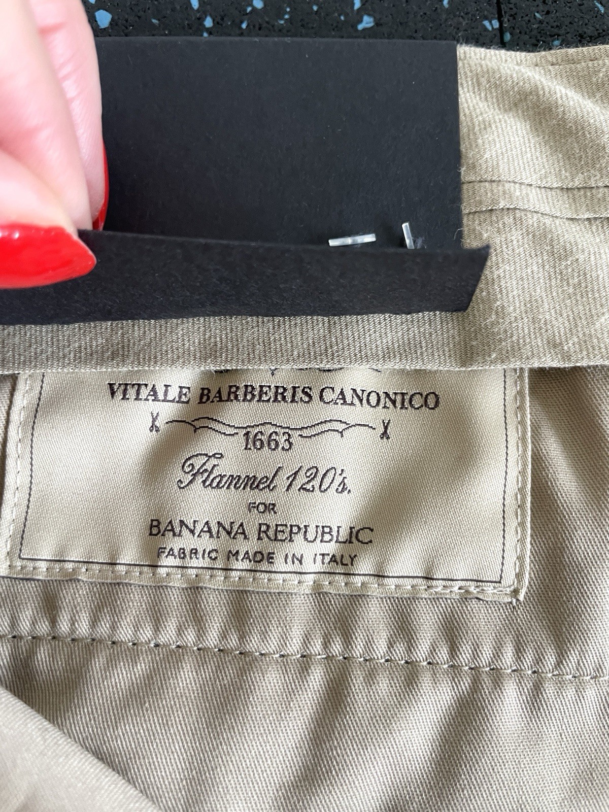 Banana Republic 100% Virgin Wool Tapered Fit Grey Dress Pants 35×34 NWT