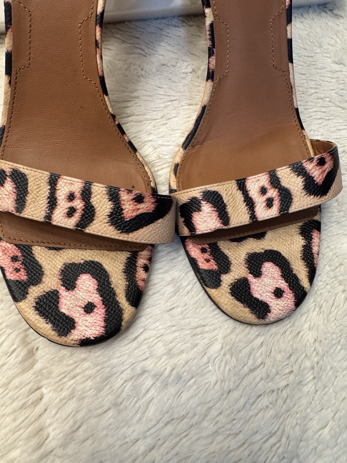Givenchy Leopard Print Heel Sandal Retail: $750 41.5 (US 10.5) EUC W/ Box