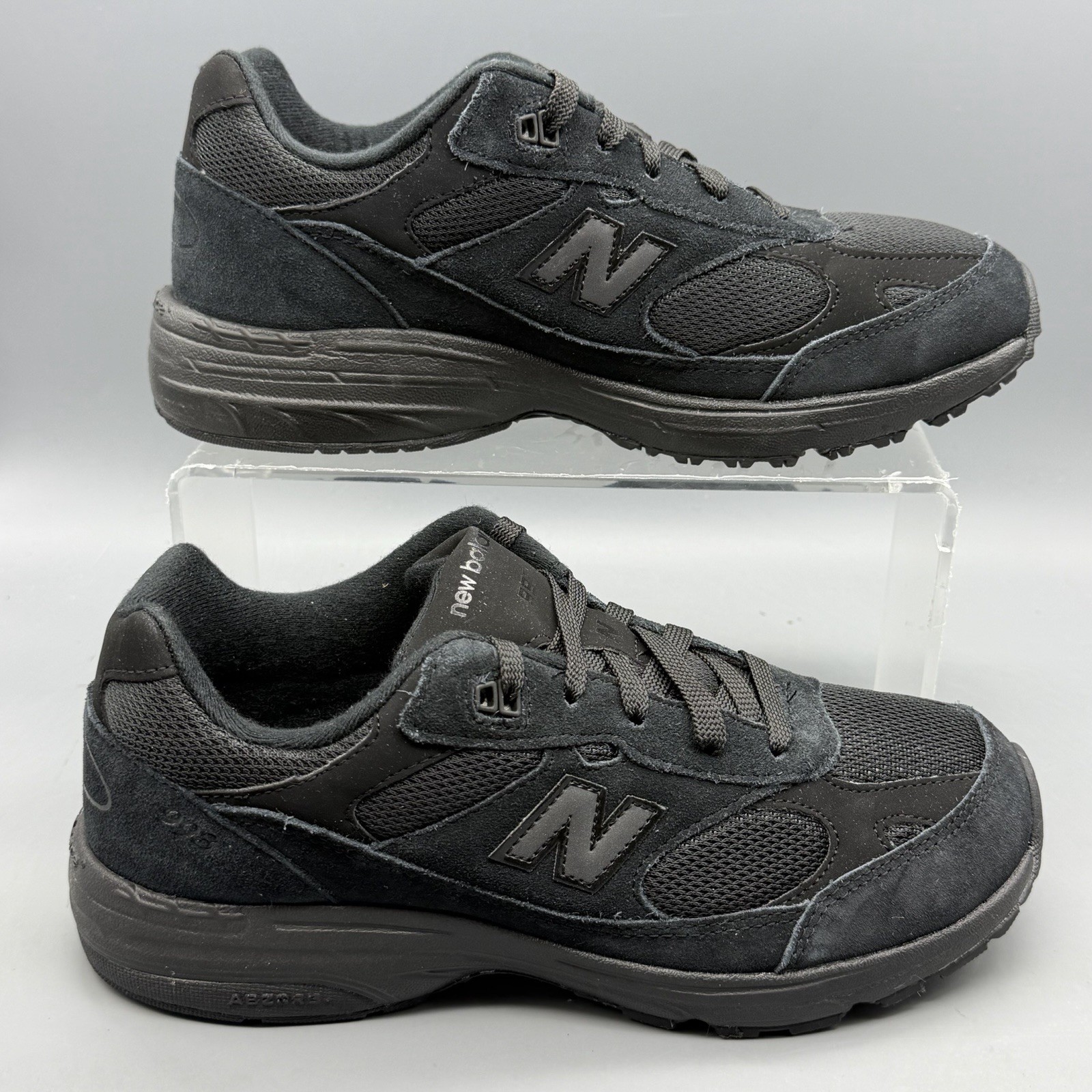 NEW BALANCE 993 Running Shoes Casual Triple Black Mens & Boys 6 Women’s 7.5 NWOB