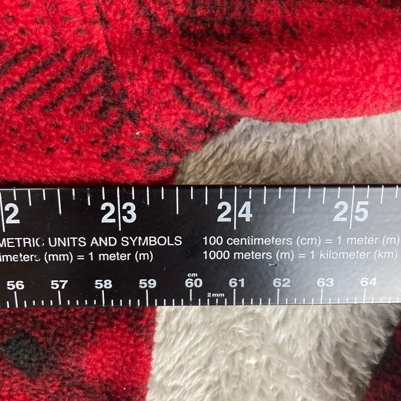 Maurice’s Red Black Buffalo Plaid Fleece Shirt Jacket Shacket Button Down Medium