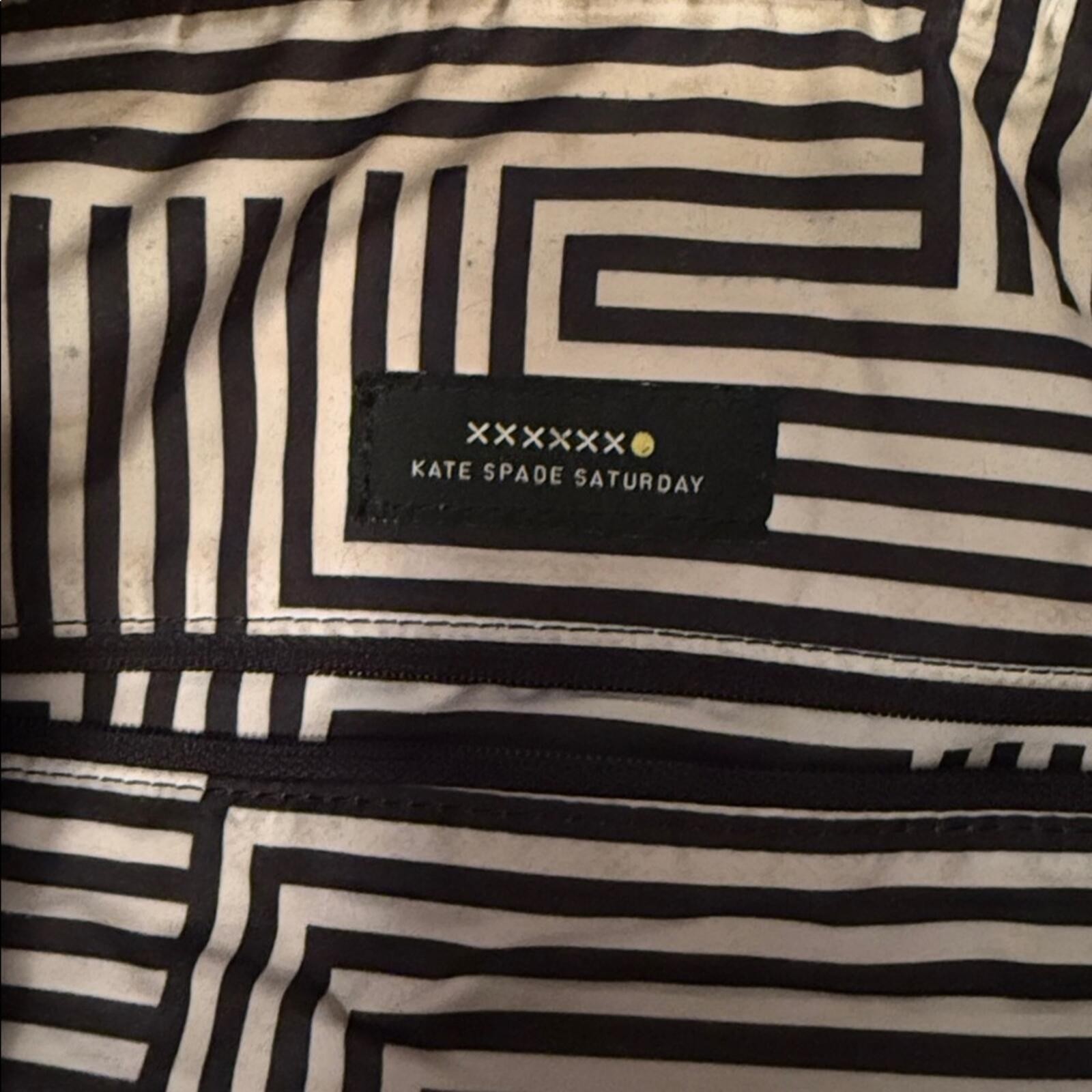 Kate Spade Saturday Collection Grey Leather Tote Bag